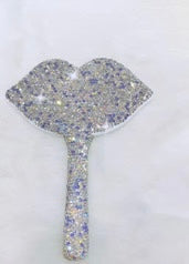 Bling mirror (lips or butterfly shape)