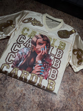 Load image into Gallery viewer, Cardi b custom jersey (medium)
