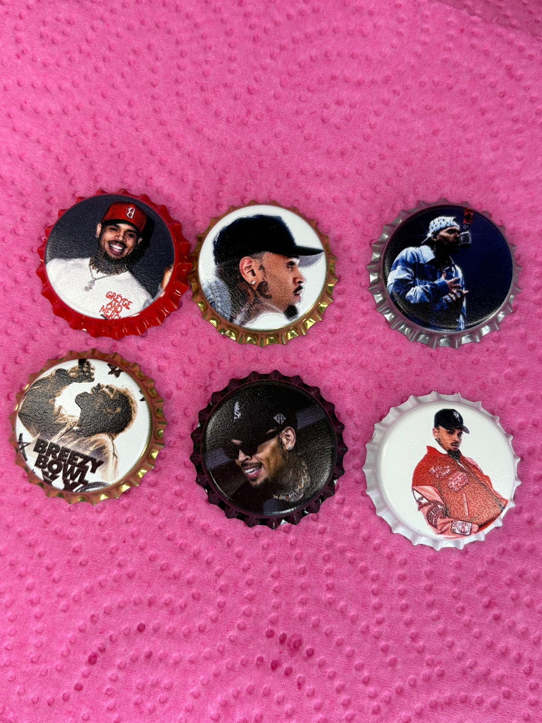 Chris brown bottle caps
